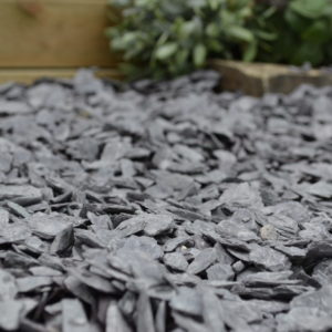 large amount of grey slate