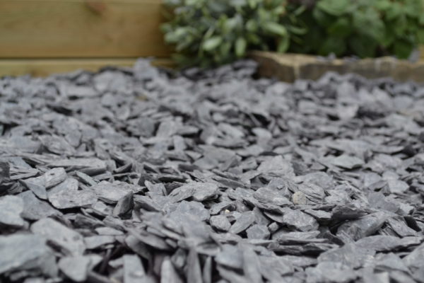 large amount of grey slate