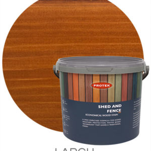 Larch woodstain & protect