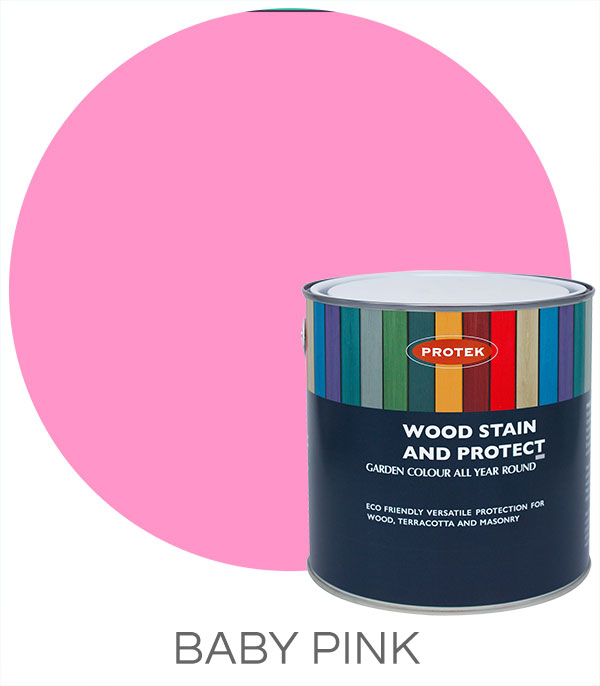 Baby Pink woodstain & protect